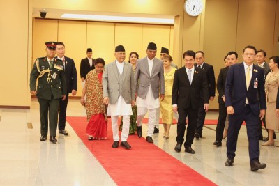  प्रधानमन्त्री ओलीको थाइल्यान्ड भ्रमण : आज प्रधानमन्त्री सिनावातसँग भेटवार्ता हुँदै 